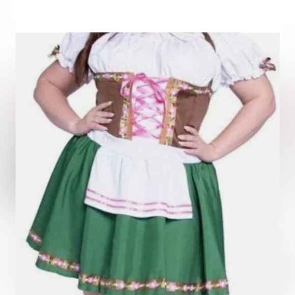 Wonderland Costumes Women’s Oktoberfest Costume plus‎ Size 1X New or 2X - Picture 12 of 14